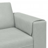 Sofa do salonu Jasnoszary 250 x 77 x 76 cm