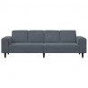 Sofa do salonu Ciemnoszary 250 x 77 x 76 cm