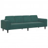 Sofa do salonu Ciemna zieleń 250 x 77 x 76 cm