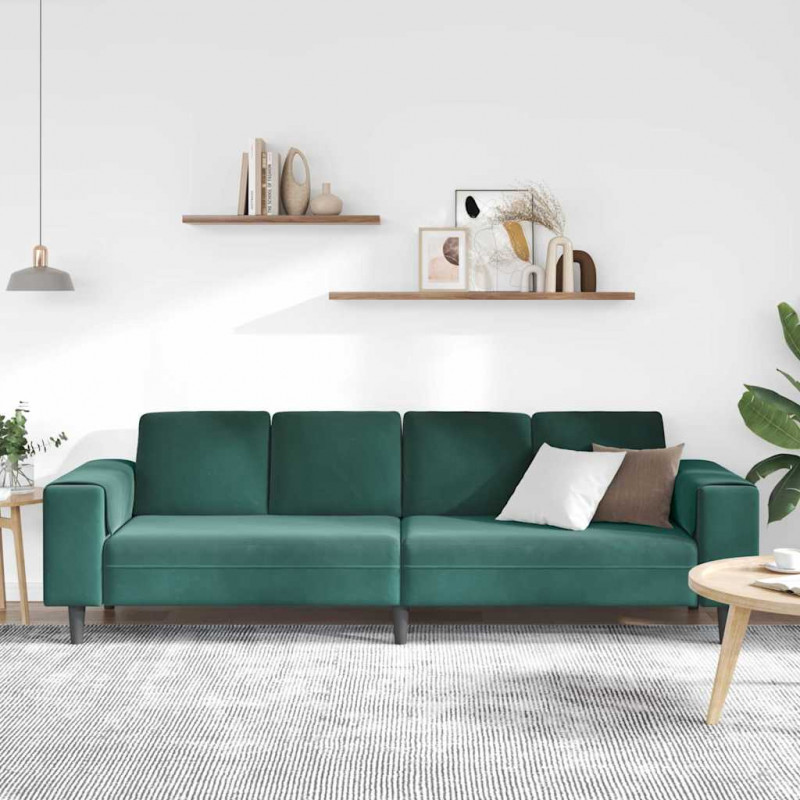Sofa do salonu Ciemna zieleń 250 x 77 x 76 cm