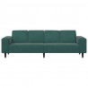 Sofa do salonu Ciemna zieleń 250 x 77 x 76 cm