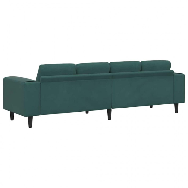 Sofa do salonu Ciemna zieleń 250 x 77 x 76 cm