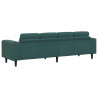 Sofa do salonu Ciemna zieleń 250 x 77 x 76 cm
