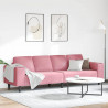Sofa do salonu Różowy 250 x 77 x 76 cm