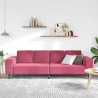 Sofa do salonu Czerwone wino 250 x 77 x 76 cm