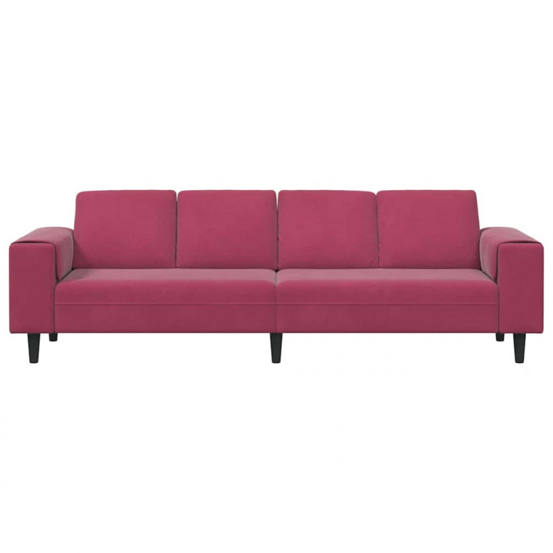 Sofa do salonu Czerwone wino 250 x 77 x 76 cm