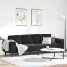 Sofa do salonu Czarny 250 x 77 x 76 cm