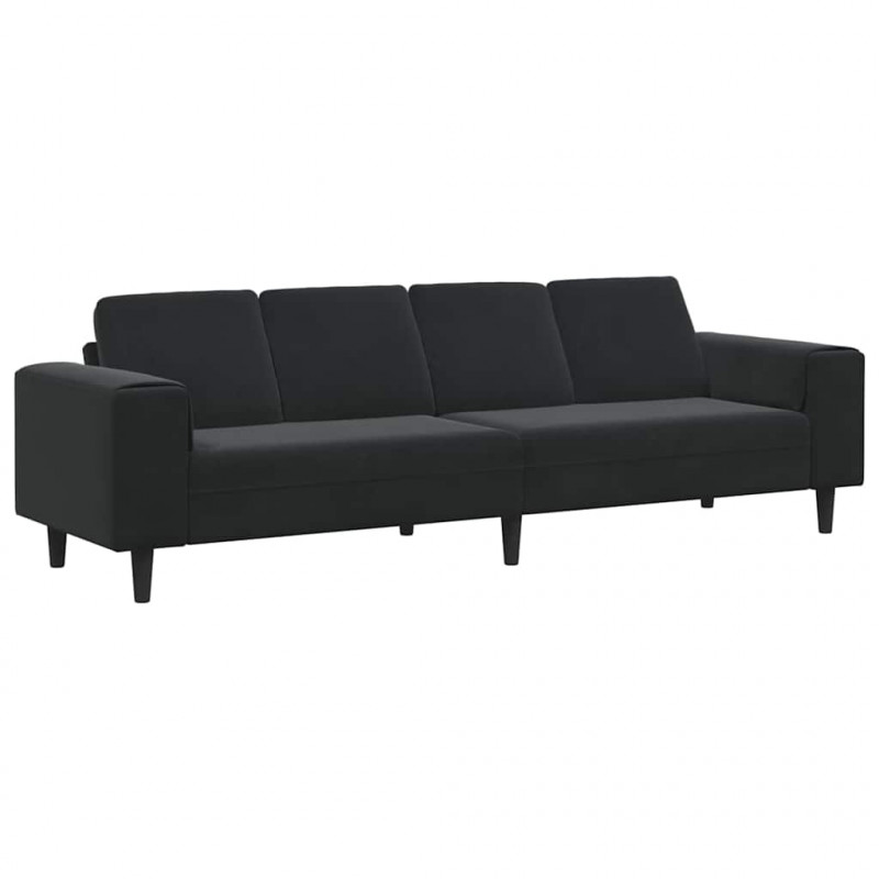 Sofa do salonu Czarny 250 x 77 x 76 cm