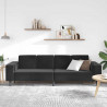 Sofa do salonu Czarny 250 x 77 x 76 cm