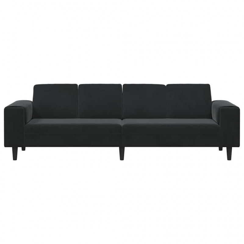 Sofa do salonu Czarny 250 x 77 x 76 cm