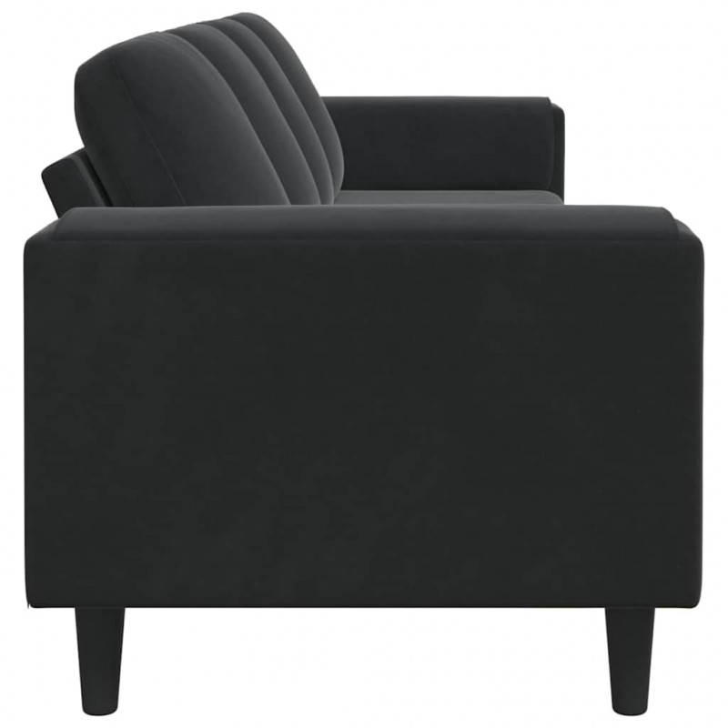 Sofa do salonu Czarny 250 x 77 x 76 cm