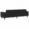 Sofa do salonu Czarny 250 x 77 x 76 cm