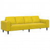 Sofa do salonu Żółty 250 x 77 x 76 cm