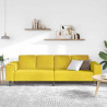 Sofa do salonu Żółty 250 x 77 x 76 cm