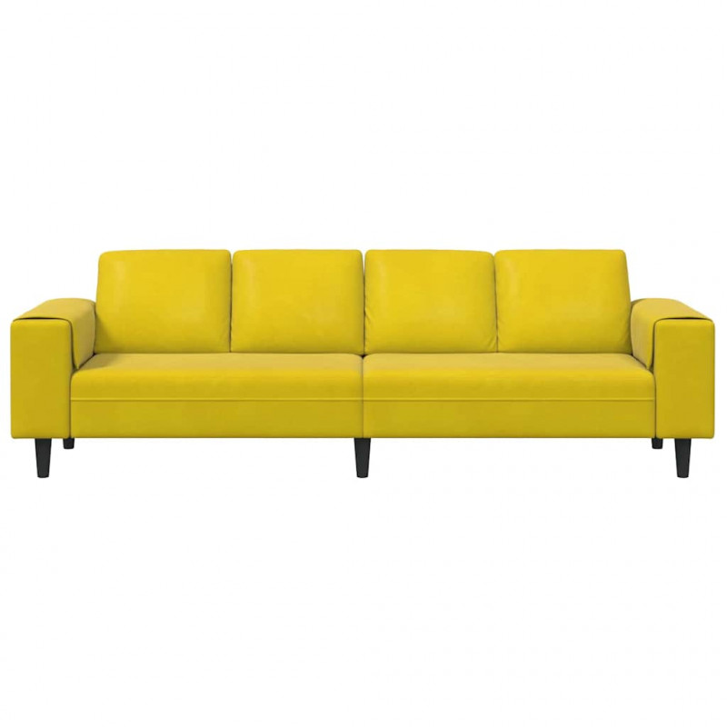 Sofa do salonu Żółty 250 x 77 x 76 cm