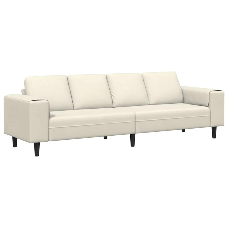 Sofa do salonu Kremowy 250 x 77 x 76 cm