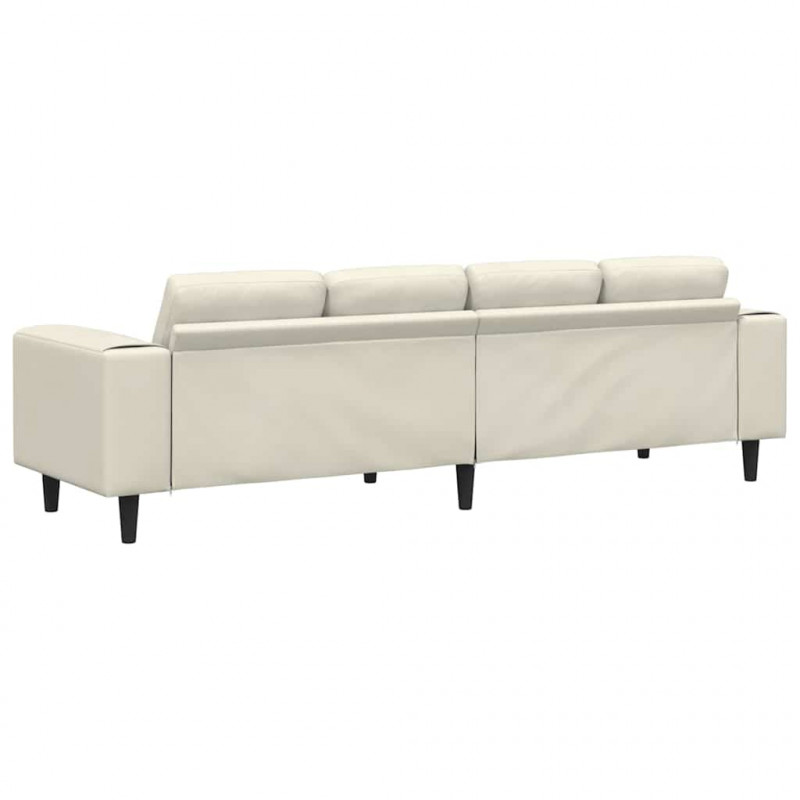 Sofa do salonu Kremowy 250 x 77 x 76 cm