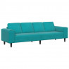 Sofa do salonu Turkusowy 250 x 188 x 76 cm