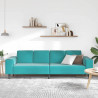 Sofa do salonu Turkusowy 250 x 188 x 76 cm