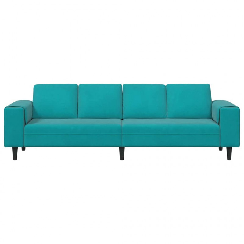 Sofa do salonu Turkusowy 250 x 188 x 76 cm