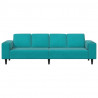 Sofa do salonu Turkusowy 250 x 188 x 76 cm