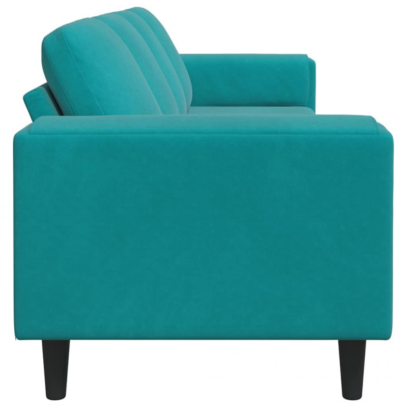 Sofa do salonu Turkusowy 250 x 188 x 76 cm