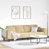 Sofa Szary zielony 250 x 77 x 76 cm Tkanina sztruksowa