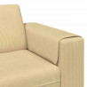 Sofa Szary zielony 250 x 77 x 76 cm Tkanina sztruksowa