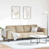 Sofa do salonu Jasnoszary 250 x 77 x 76 cm
