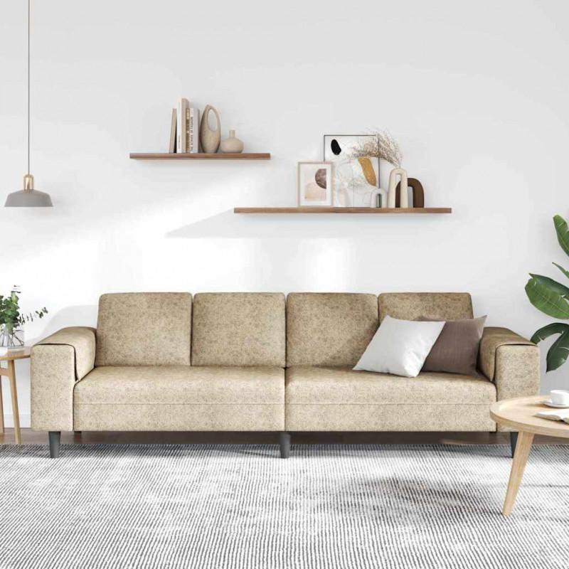 Sofa do salonu Jasnoszary 250 x 77 x 76 cm