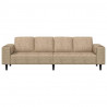 Sofa do salonu Jasnoszary 250 x 77 x 76 cm