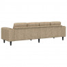 Sofa do salonu Jasnoszary 250 x 77 x 76 cm