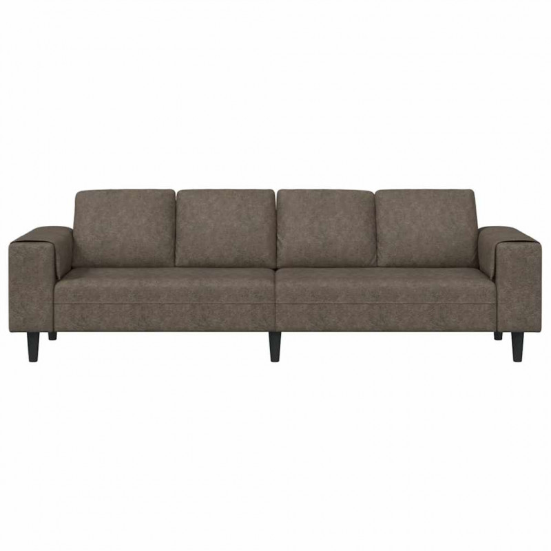 Sofa do salonu Ciemnoszary 250 x 77 x 76 cm