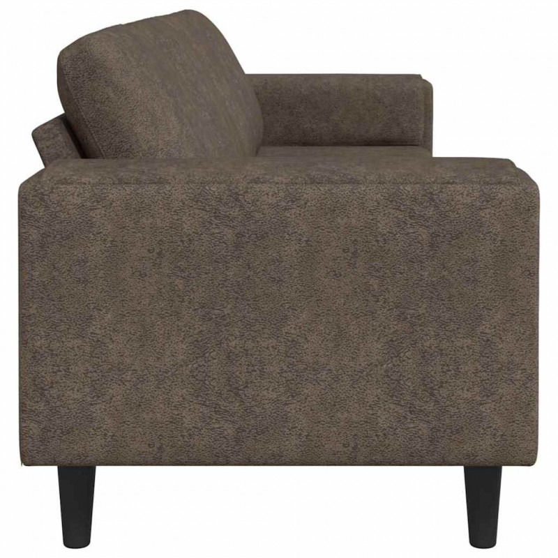 Sofa do salonu Ciemnoszary 250 x 77 x 76 cm