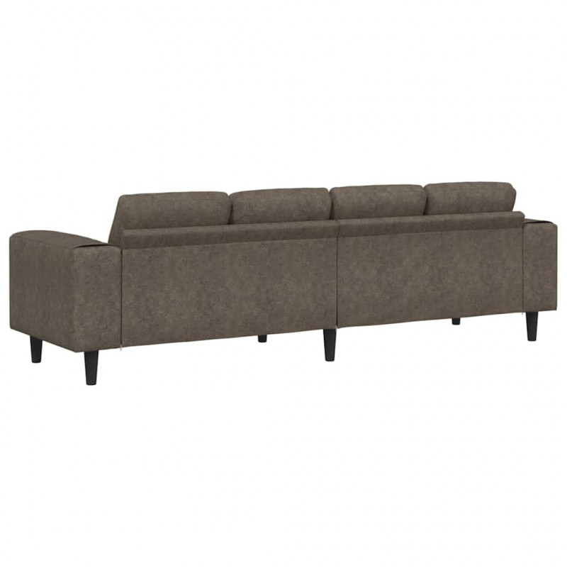 Sofa do salonu Ciemnoszary 250 x 77 x 76 cm