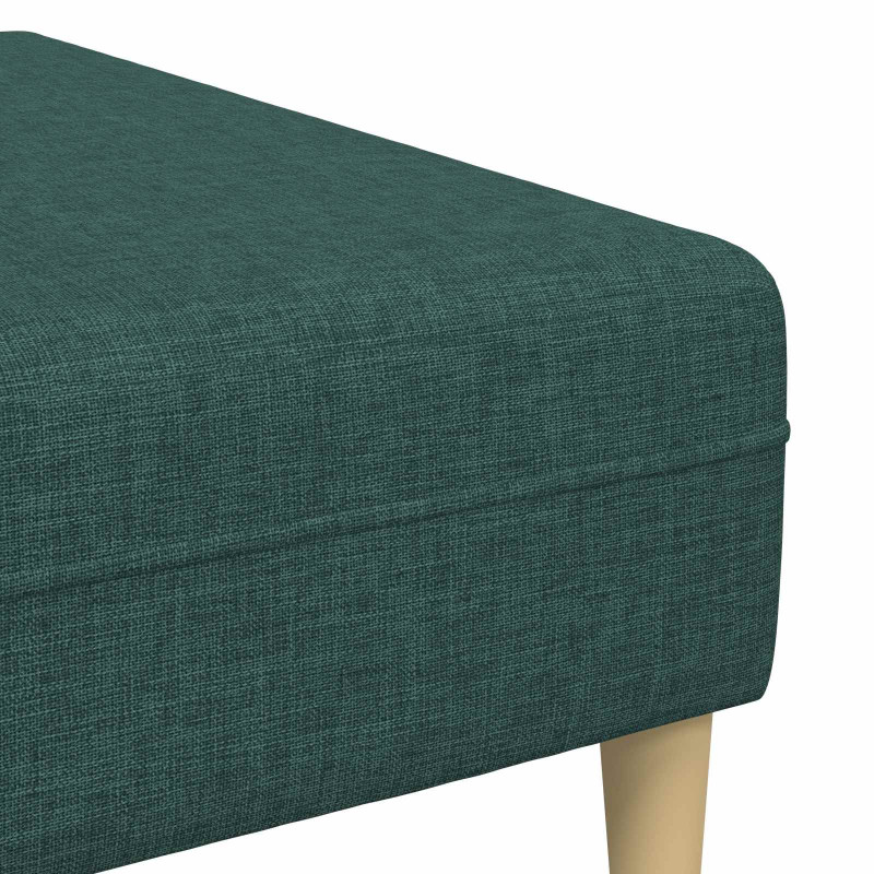 Sofa do salonu 3 pcs Ciemna zieleń Poliester