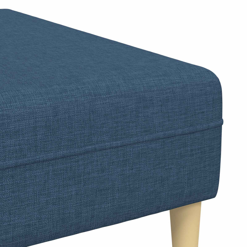 Sofa do salonu 3 pcs Niebieski Poliester