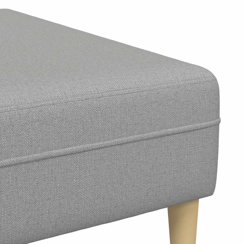 Sofa do salonu 3 pcs Szary chmur Poliester