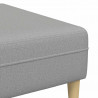 Sofa do salonu 3 pcs Szary chmur Poliester