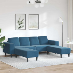 Sofa do salonu 3 pcs Niebieski