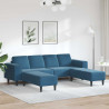 Sofa do salonu 3 pcs Niebieski