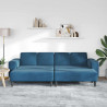 Sofa do salonu 3 pcs Niebieski