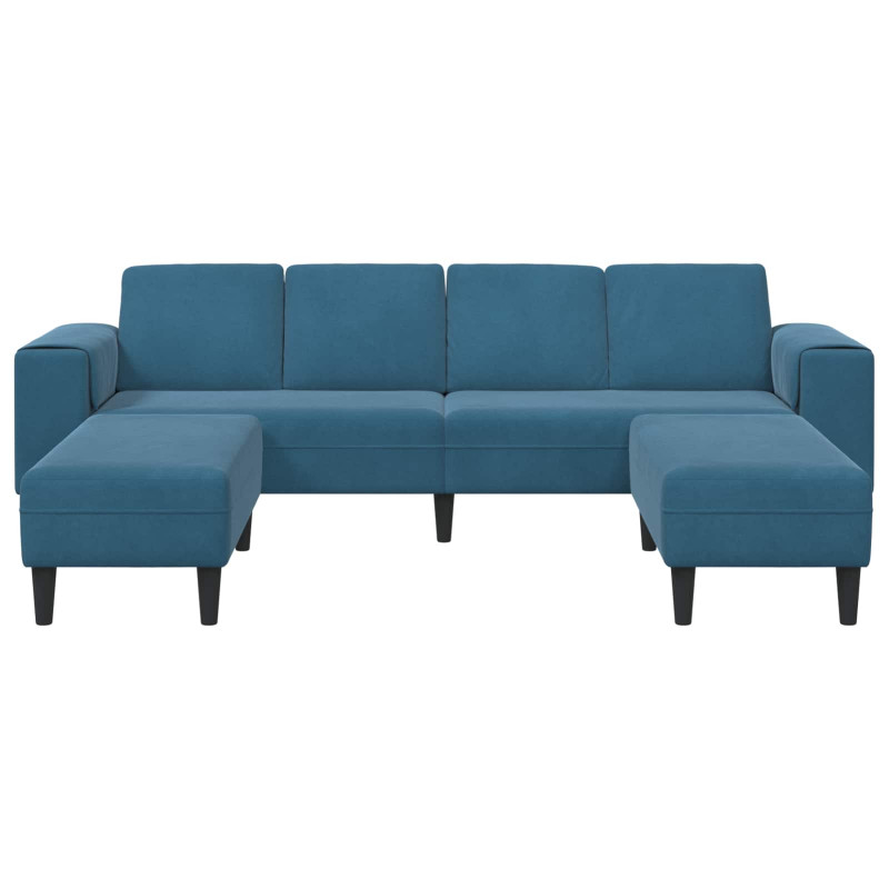 Sofa do salonu 3 pcs Niebieski