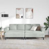 Sofa do salonu 3 pcs Jasnoszary