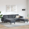 Sofa do salonu 3 pcs Ciemnoszary