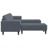 Sofa do salonu 3 pcs Ciemnoszary
