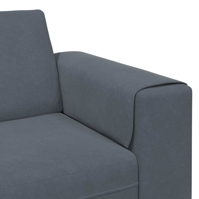 Sofa do salonu 3 pcs Ciemnoszary
