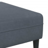 Sofa do salonu 3 pcs Ciemnoszary