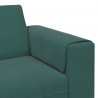Sofa do salonu 3 pcs Ciemna zieleń