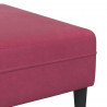 Sofa do salonu 3 pcs Czerwone wino